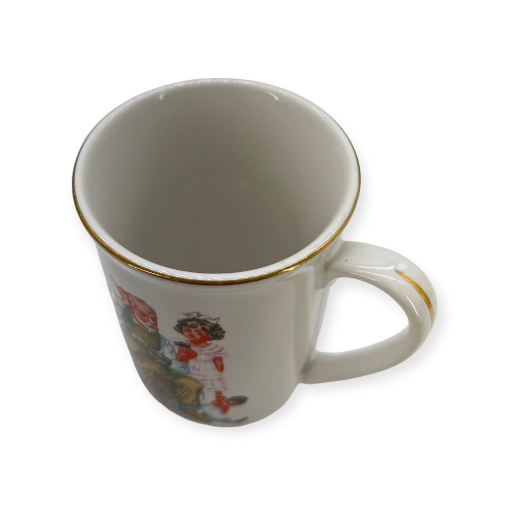 1986 The Cobbler, Norman Rockwell Coofee Mug Museum Collections Inc. - Picture 5 of 6